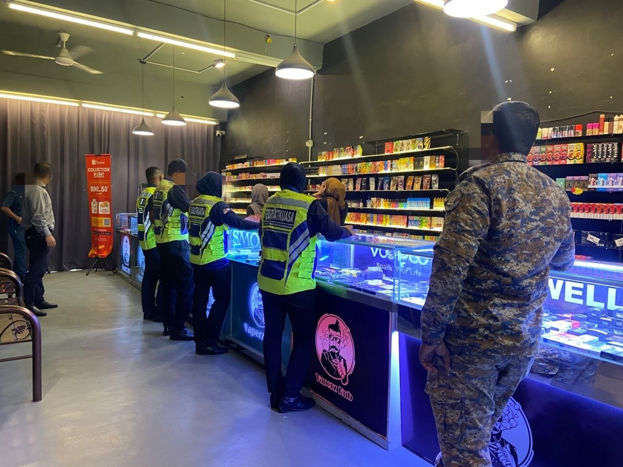 DUA PREMIS VAPE DISITA OLEH MAJLIS DAERAH PASIR PUTEH
