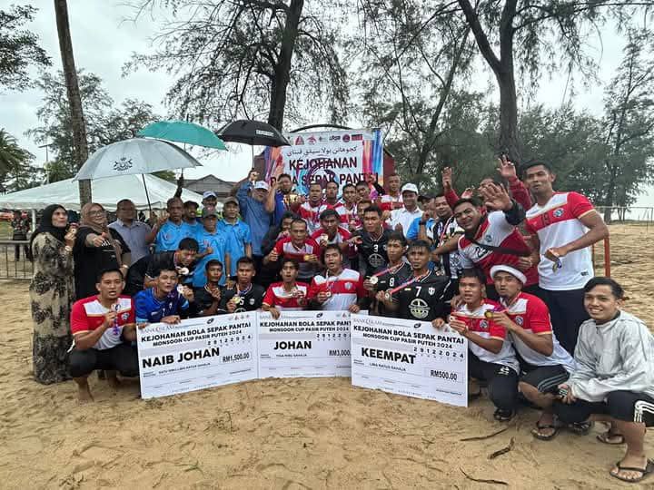 KEJOHANAN BOLA SEPAK PANTAI MONSOON CUP PASIR PUTEH TAHUN 2024