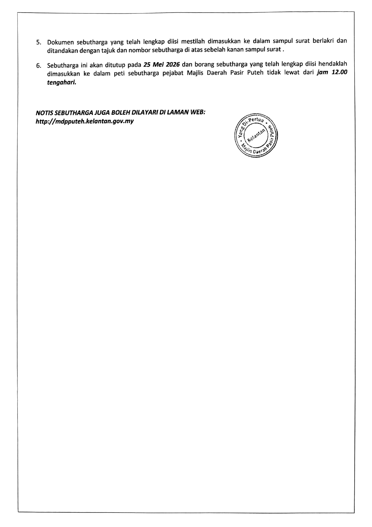 Iklan Sebut Harga page 0002